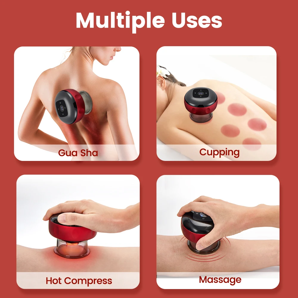 Red light cupping device