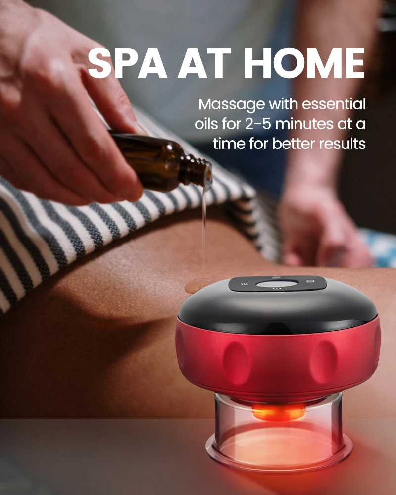 Electric cupping massager