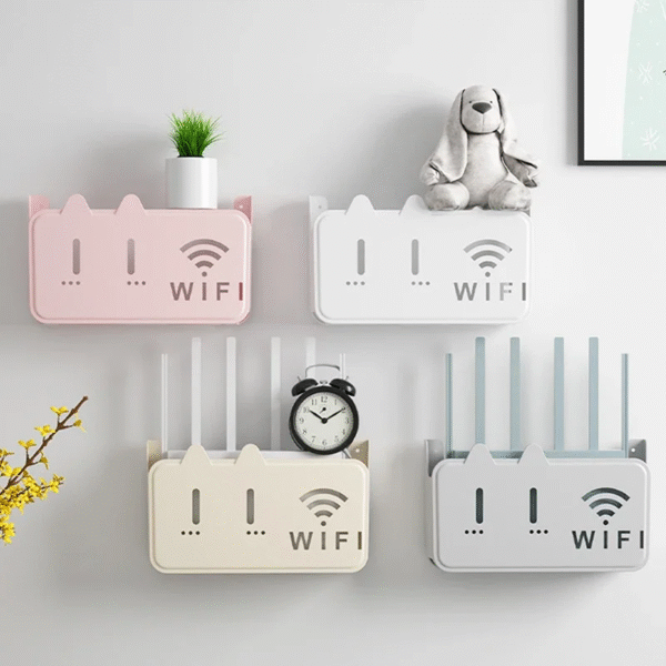 Premium WiFi Router Cover Box – Resistant Organizer for Home & Office