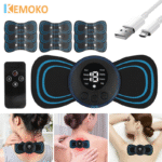 Mini Portable EMS Neck & Shoulder Massager – Smart Pain Relief Device