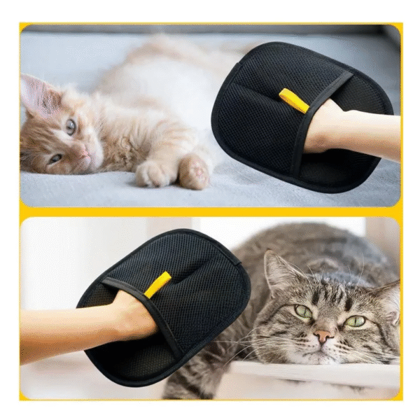 Pet Static Hair Removal Gloves – Brush for Cats and Dogs