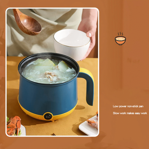 Simplicity Double Layer Electric Cooker 1.8L 600W – Non-Stick Multifunction Hot Pot