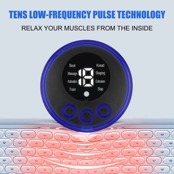 Mini Portable EMS Neck & Shoulder Massager – Smart Pain Relief Device