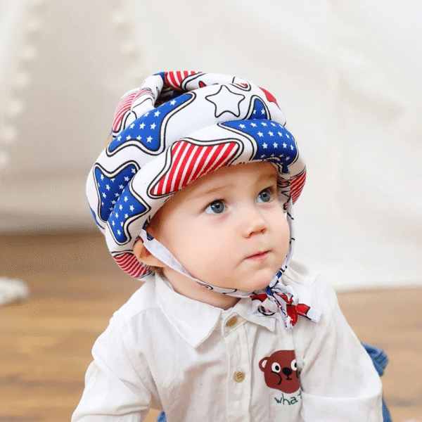 Baby Safety Helmet – Soft Adjustable Head Protection Hat for Walking & Crawling