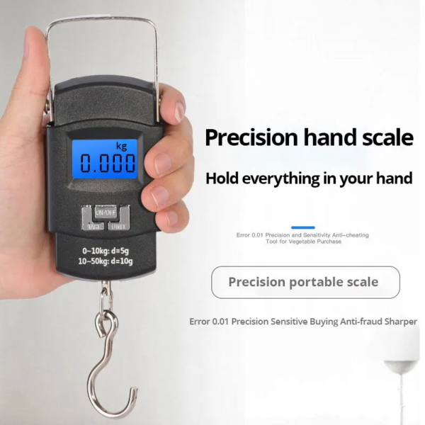 Mini Digital Hanging Weight Scale 50KG – Portable LCD Luggage & Kitchen Scale